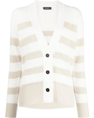 Lorena Antoniazzi Cardigan A Righe - Neutro