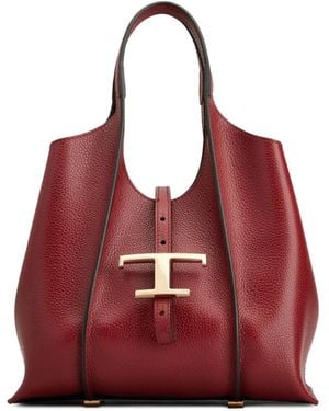 Tod's レザー ミニバッグ - レッド