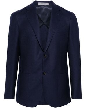 Corneliani Single-Breasted Blazer - Blue