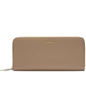Furla Classic Zip-Around Wallet - Brown