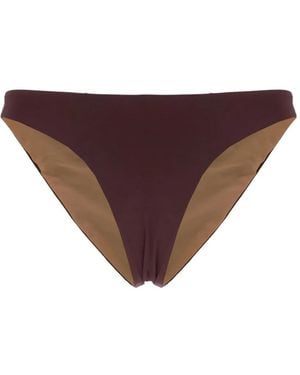 MAISON ANANA Reversible Bikini Bottoms - Brown