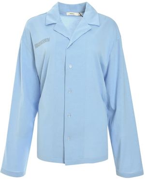PANGAIA Lightweight Pyjama Shirt - Blue