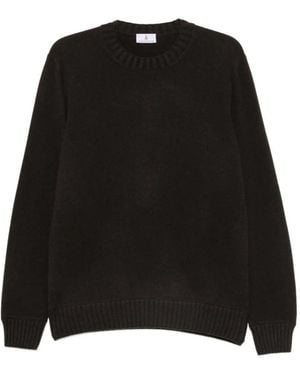 Magazzino Ricambi Ribbed-Trim Jumper - Black
