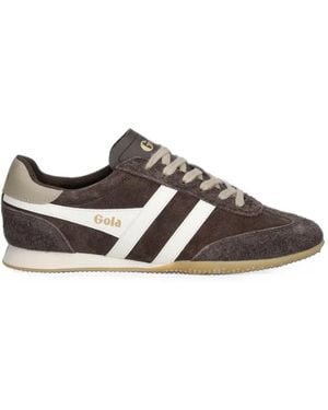 Gola Sprinter Paneled Sneakers - Brown