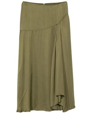 Essentiel Antwerp Draped-Detail Skirt - Green