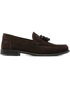 Corneliani Loafer Mit Quasten - Weiß