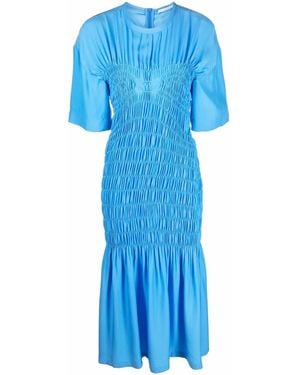Stella McCartney Elasticated Panelled Dress - Blue