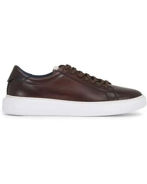 G. Brown Shoes Leather Trainers - White