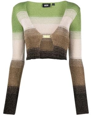 Gcds Cardigan Crop - Verde