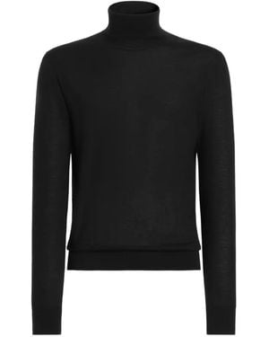 Dolce & Gabbana Maglione A Collo Alto - Nero