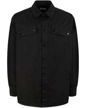 Off-White c/o Virgil Abloh Surchemise Boutonnée À Logo Imprimé - Black