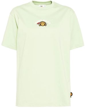 A Bathing Ape Logo-Print T-Shirt - Green