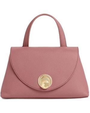 Coccinelle Small Nikla Leather Tote Bag - Pink