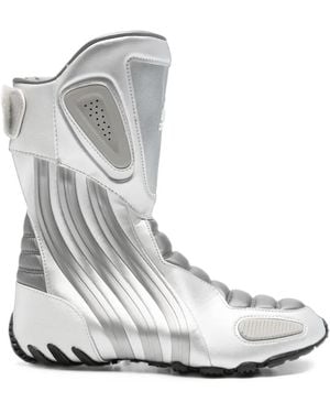 adidas High-Top Panelled Trainers - White