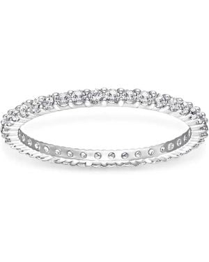 Swarovski Crystal-Embellished Ring - White