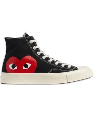 COMME DES GARÇONS PLAY X Converse Big Heart Chuck 70 Trainers - Red