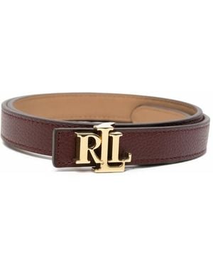 Ralph Lauren Reversible Leather Belt - White