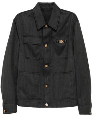 Versace Wool Jacket - Black