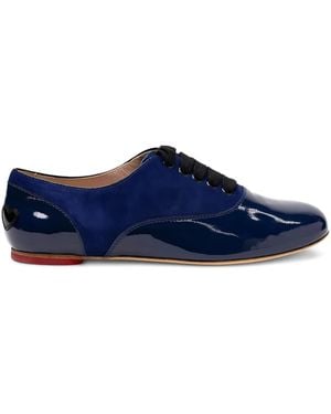 Hogan Oxford-Schuhe Aus Lackherz - Blau