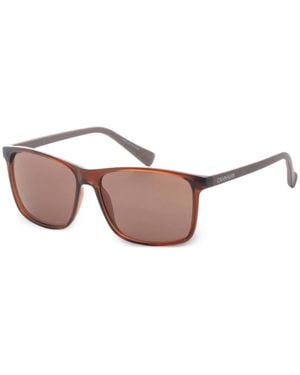 Calvin Klein Lunettes De Soleil À Monture Rectangulaire - Pink