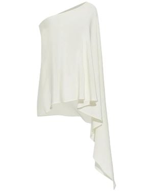Cult Gaia Blusa Tajisha Asimétrica - Blanco