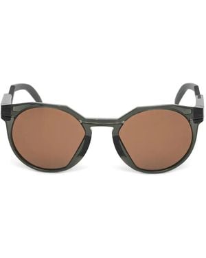 Oakley Hstn Round-Frame Sunglasses - Green