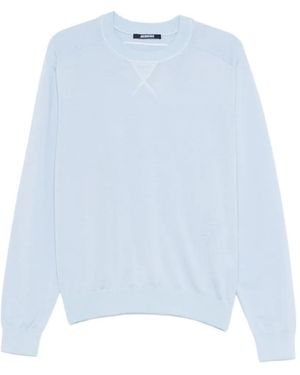 Jacquemus Logo-Embroidered Top - Blue