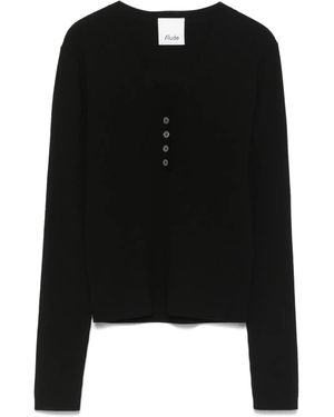 Allude Virgin Wool Jumper - Black