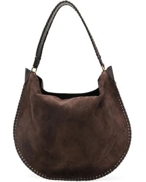 Isabel Marant Sac Porté Épaule Oskan En Daim - Marron