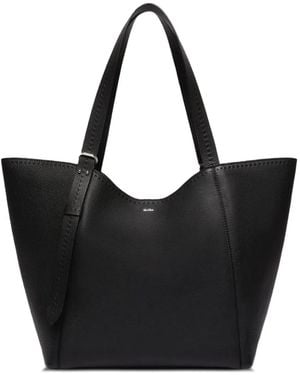 Max Mara Archetipo Logo Tote Bag - Black