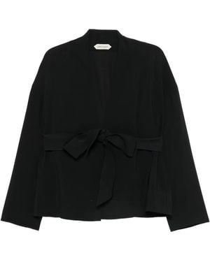 Alberta Ferretti Belted Jacket - Black