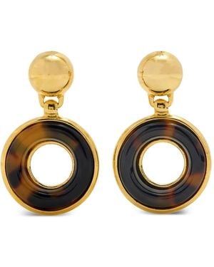 Ben-Amun Boucles D'Oreilles Pendantes À Design Rond - Metallic