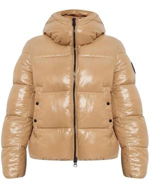 Save The Duck Biddy Hooded Puffer Jacket - Natural