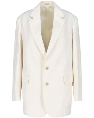 AURALEE Buttoned Blazer - White