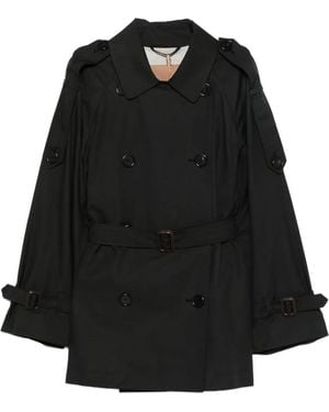 Max Mara Double-breasted belted jacket - Schwarz