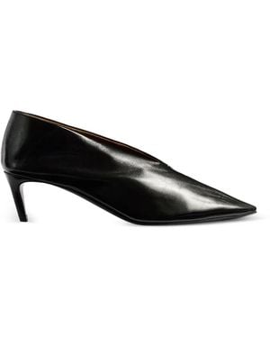 KHAITE Zapatos De Tacón Con Puntera En Punta - Negro