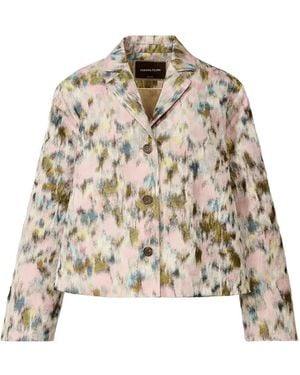 Fabiana Filippi Floral Buttoned Jacket - Natural