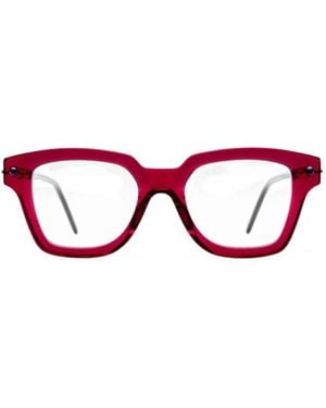 Kuboraum P28 Brille Mit Geometrischem Gestell - Pink