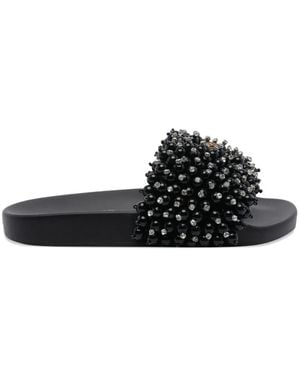 Kurt Geiger Meena Eagle Slides - Black