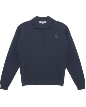 Maison Kitsuné Fepa Con Colletto - Blu