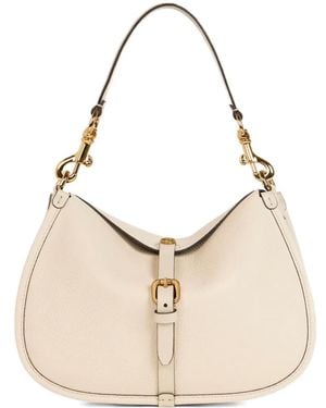 Etro Medium Pony Leather Shoulder Bag - Natural