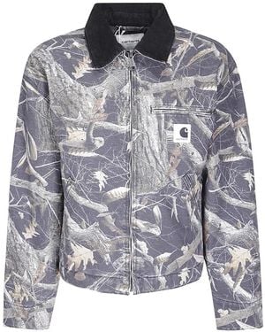 Carhartt Og Detroit Camouflage Jacket - Gray