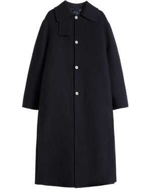 Jil Sander X Moncler Wendbarer Mantel - Blau