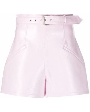 Philosophy Di Lorenzo Serafini Belted Structured Shorts - Pink