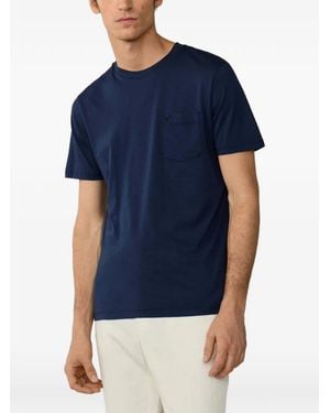 Hackett T-Shirt À Poche - Bleu