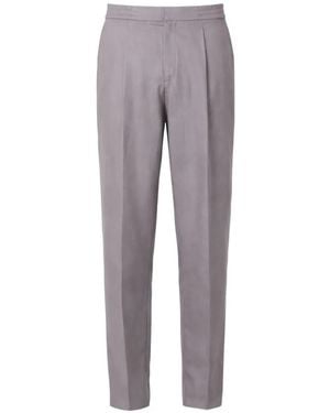 Officine Generale Pleated Trousers - Grey