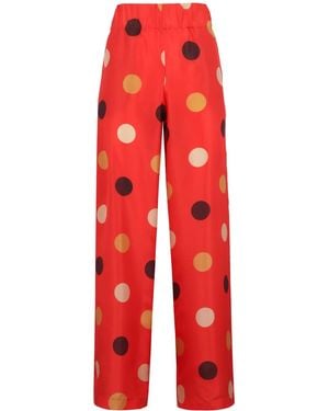 Aspesi Pantalon À Pois - Red