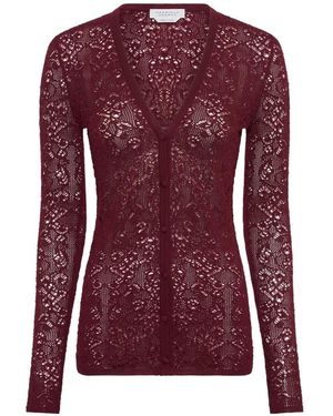 Gabriela Hearst Ultraris Cardigan - Purple