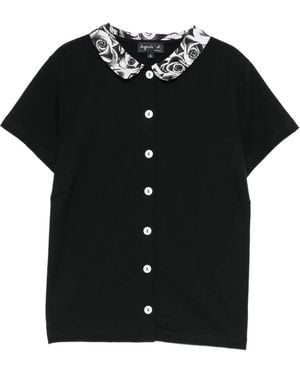 agnès b. Adele Shirt - Black
