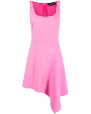 DSquared² Sleeveless Crepe Dress - Pink